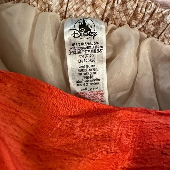 Disney Store Moana Costume size 5/6 EUC - Like New! - Picture 5 of 6